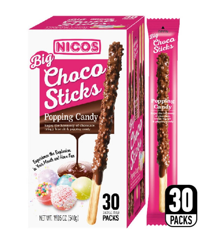Popping candy Choco stick